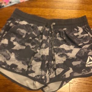 Reebok camo print shorts